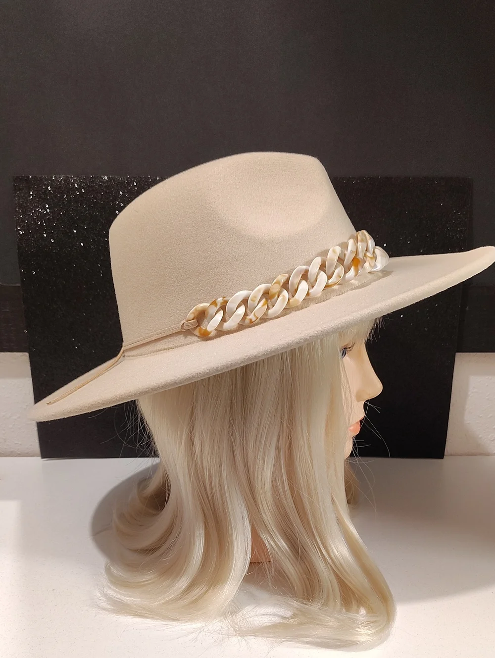 Boho Style Wide Brim Fedora Hat